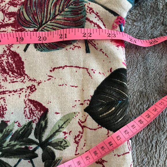 Cellabie sherpa coat women size 2XL floral midi hood full zip boho hippie cotton - Picture 10 of 12